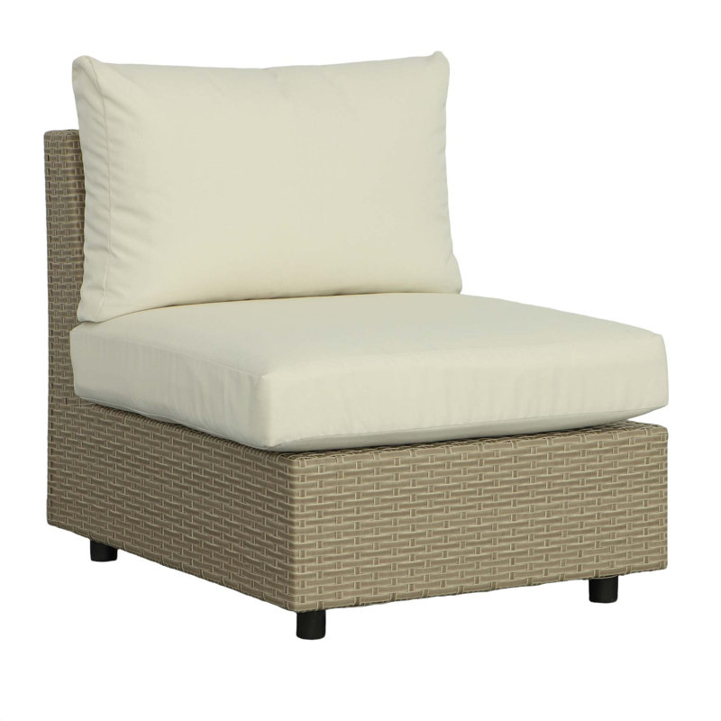 Ebern Designs Quantisha Outdoor Armless Lounge Chair Wayfair